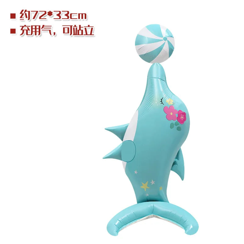 🐠 Under the Sea Birthday Balloon Set – Dive into a Magical Ocean Party! 🌊🎈 - ThiGui