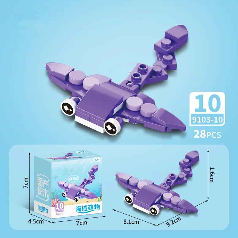 🕷️ Snap Together a Wild World – Insect & Animal Block Creatures for Kids & Collectors! 🐜🦂 - ThiGui