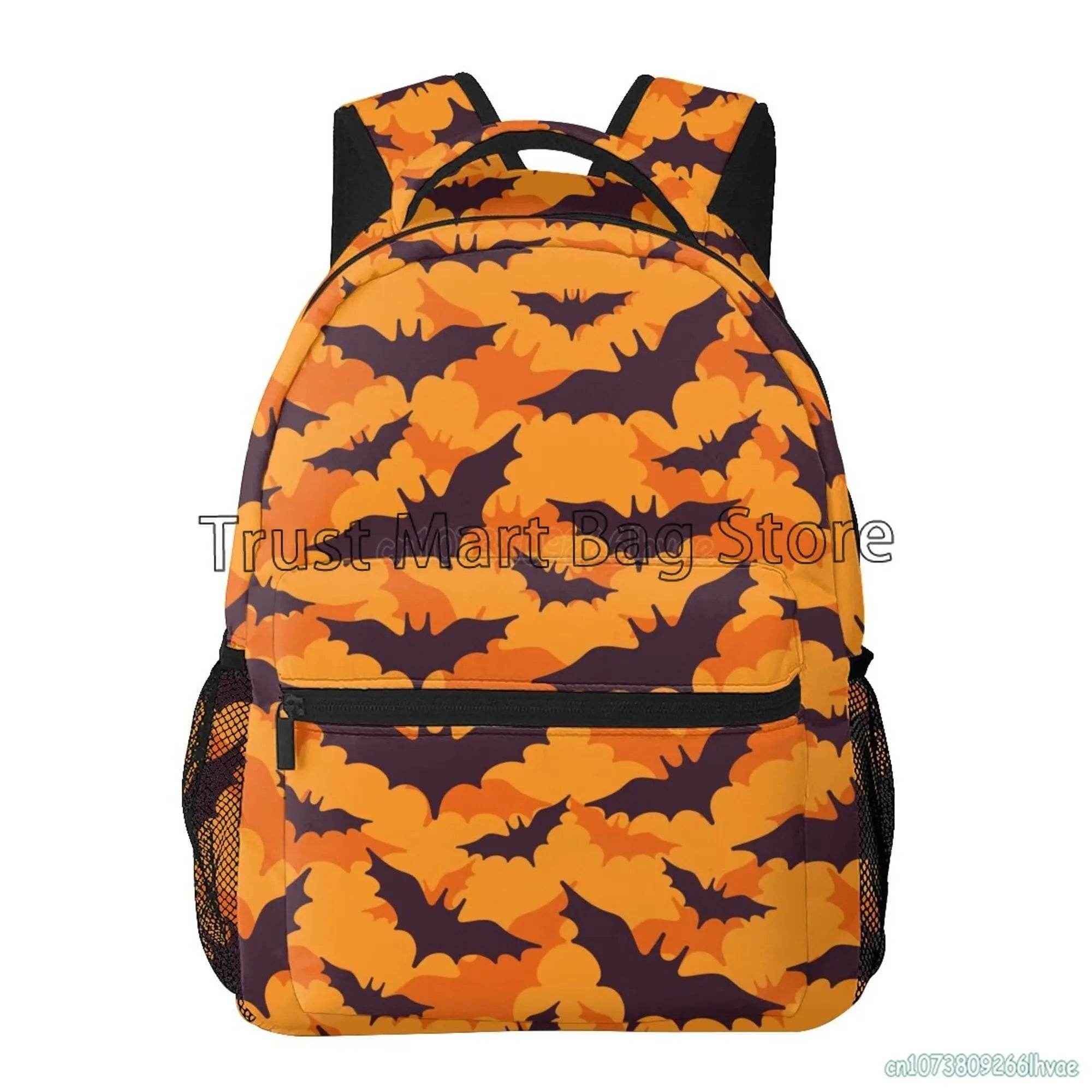 🎃 Spooky-Cute Halloween Bat Backpack – Perfect for School, Travel & Adventure! - ThiGui