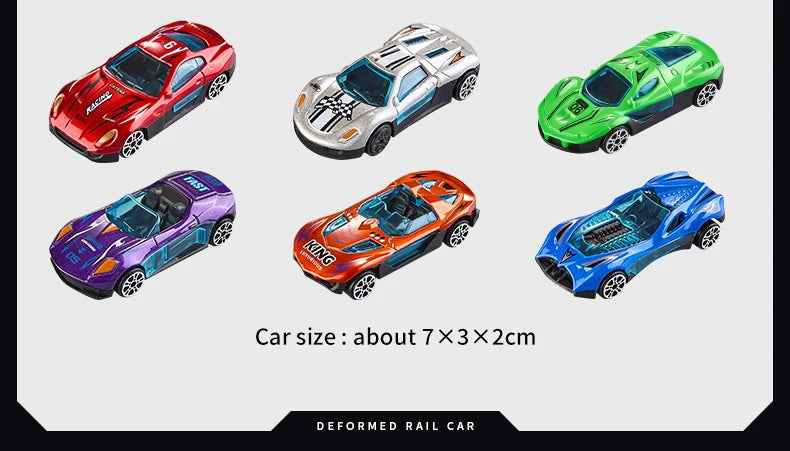 🚗 Rocket Racer Track Set – Loop, Launch & Transform into Hours of Fun! 🛞🚀 - ThiGui