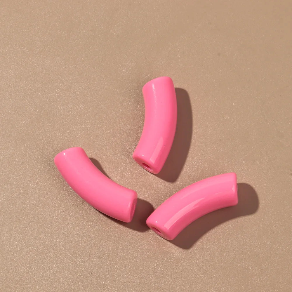 🌈 Lot de 20 Perles Tubes Arc-en-ciel – Idéal pour Créer des Bijoux Colorés et Fun ! 💫🧵 - ThiGui