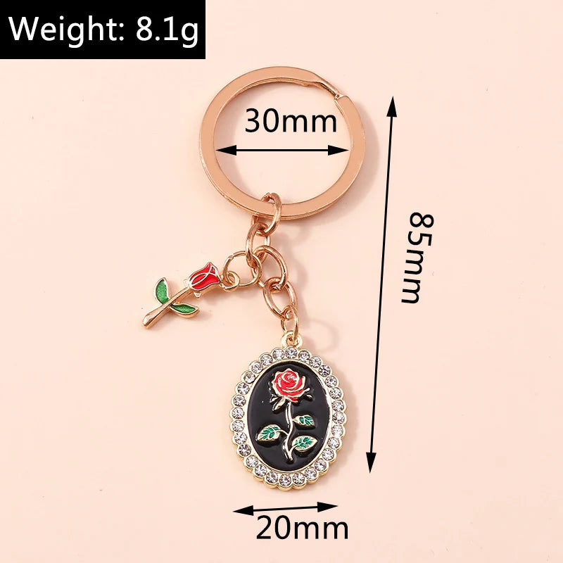 🐝 Bee & Bloom Keychain – A Whimsical Touch for Bags, Keys & Big Smiles 🌸 - ThiGui