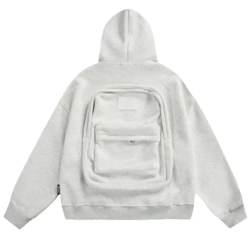 Backpack Hoodie for Boys – Cozy Pullover with Built-In Zip Bag 🎒🧥 | Street-Style, Warm & Practical - ThiGui