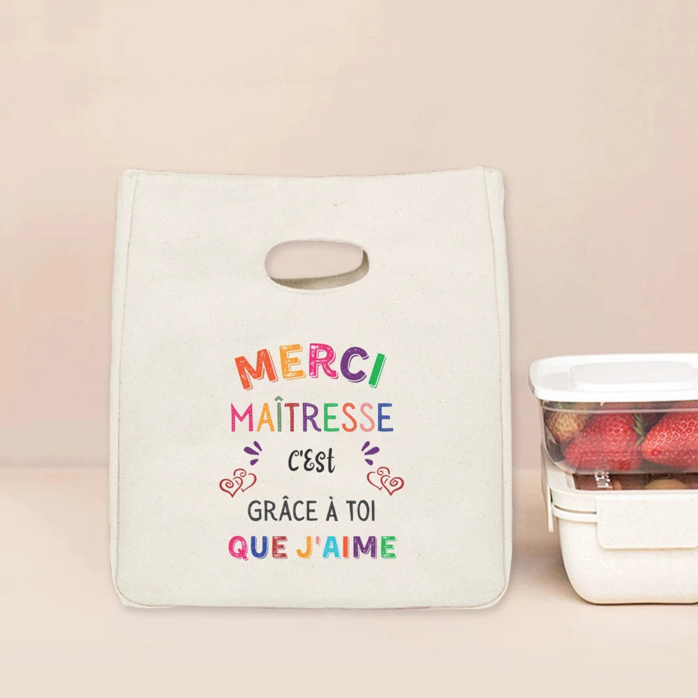 🍱 Thank You Teacher Thermal Lunch Bag – A Warm Hug in a Practical Gift! 🌟 - ThiGui
