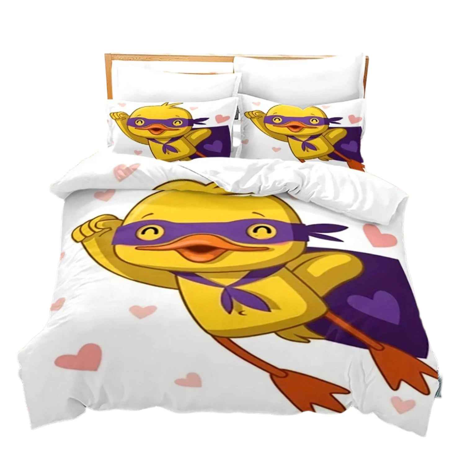 💛Adorable Yellow Duck Bedding Set for Kids & Grown-Ups! - ThiGui