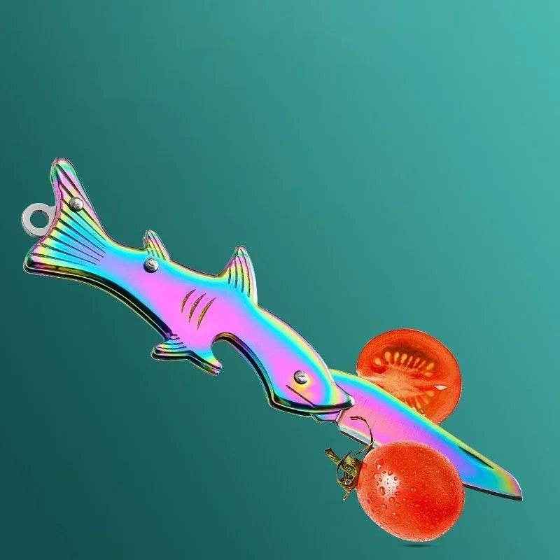 🦈Mini Shark Folding Pocket Knife Keychain Tool for Smart Outdoor or Everyday Use - ThiGui