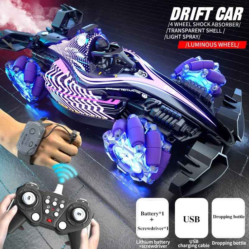 🚗💨 Turbo Spray Drift Car – Lights, Sounds & Stunts That’ll Wow Your Little Racer! 🔊✨ - ThiGui