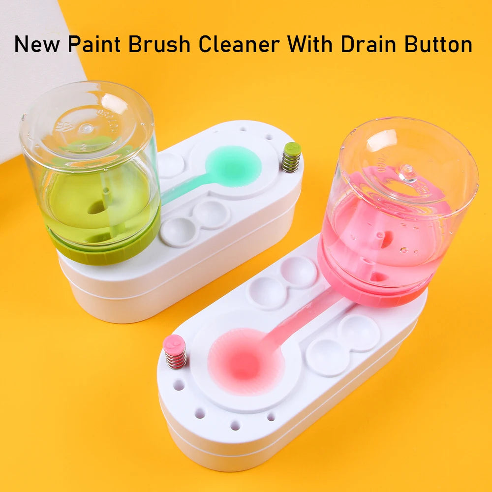 🧼 Clean Brushes in a Click! Automatic Paint Cleaner Bucket 🎨💧 | For Kids & Crafty Hands 👦👩‍🎨 - ThiGui