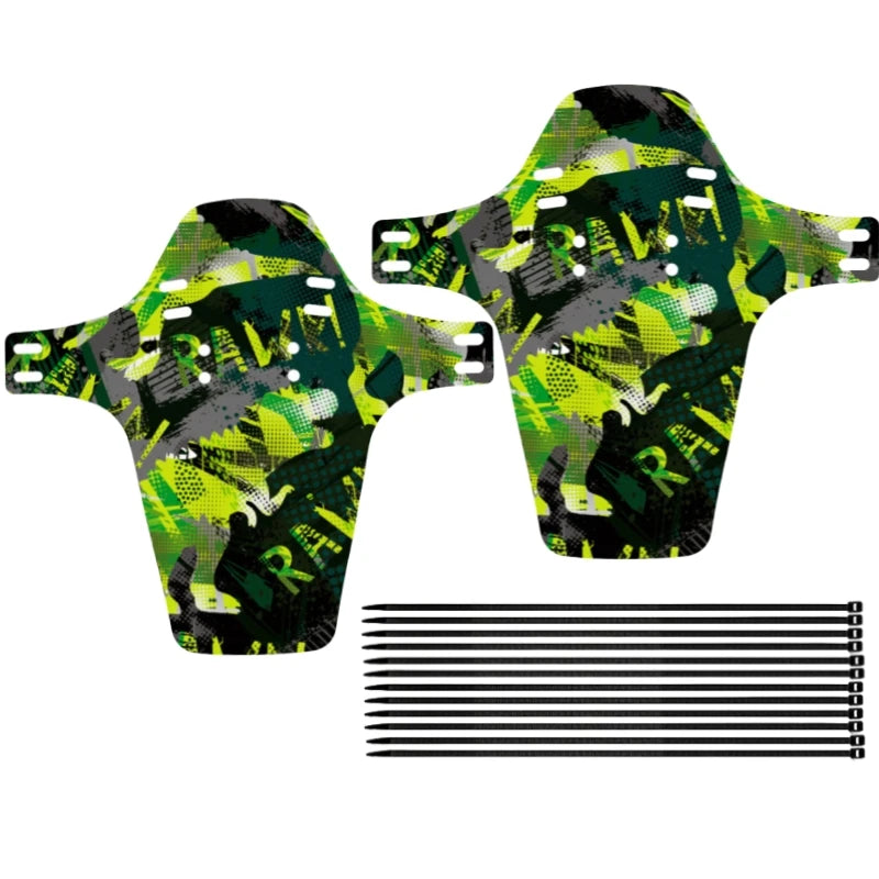 🚲 Front & Rear Mudguard Set | Universal Fit for Kids’ Mountain Bikes – No More Muddy Clothes! 🧼🌦️ - ThiGui