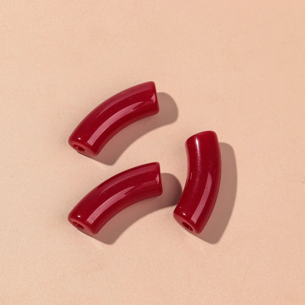 🌈 Lot de 20 Perles Tubes Arc-en-ciel – Idéal pour Créer des Bijoux Colorés et Fun ! 💫🧵 - ThiGui