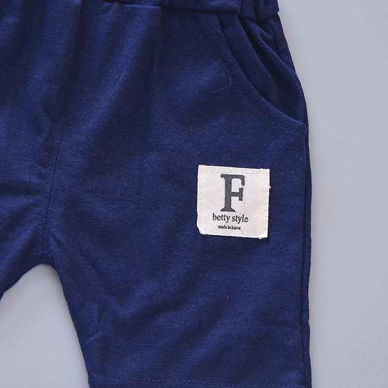 🧢 Charming Little Explorer Set – Cool Summer Shirt & Shorts for Adventurous Boys - ThiGui