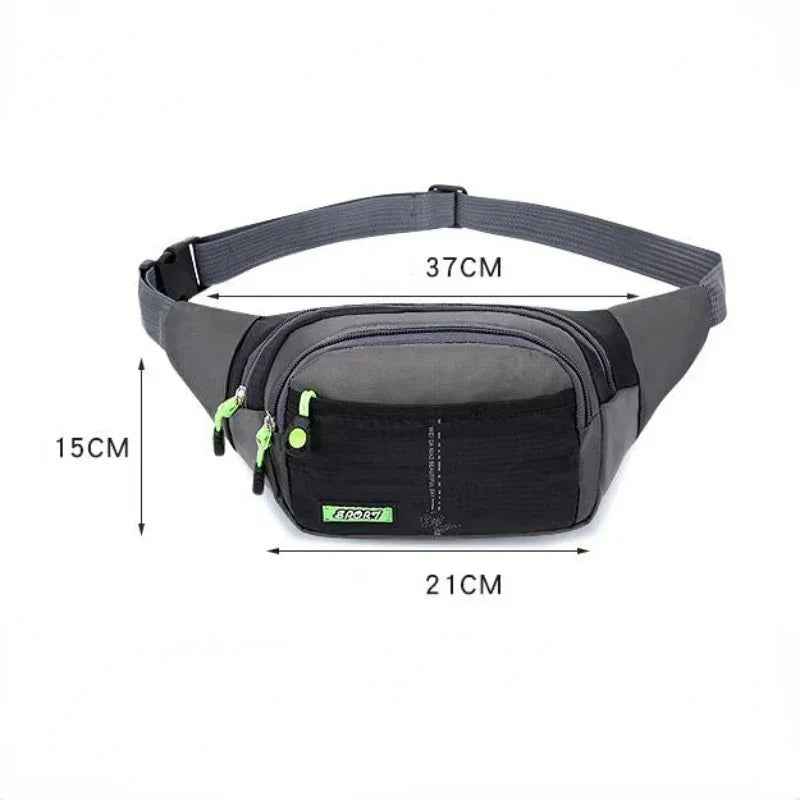 🎒 Hands-Free Adventures Await – Waterproof Sporty Waist Bag for Active Boys 🏃💦 - ThiGui
