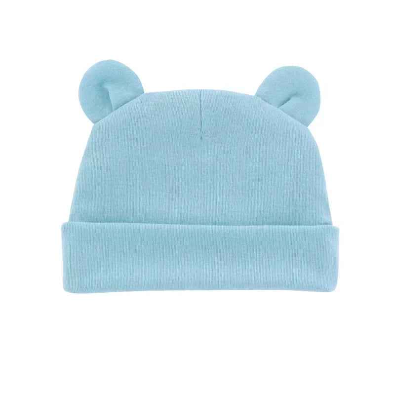 🧸 Soft Baby Cotton Hat with Ears – Cuteness & Warmth in One! ❄️👶 - ThiGui