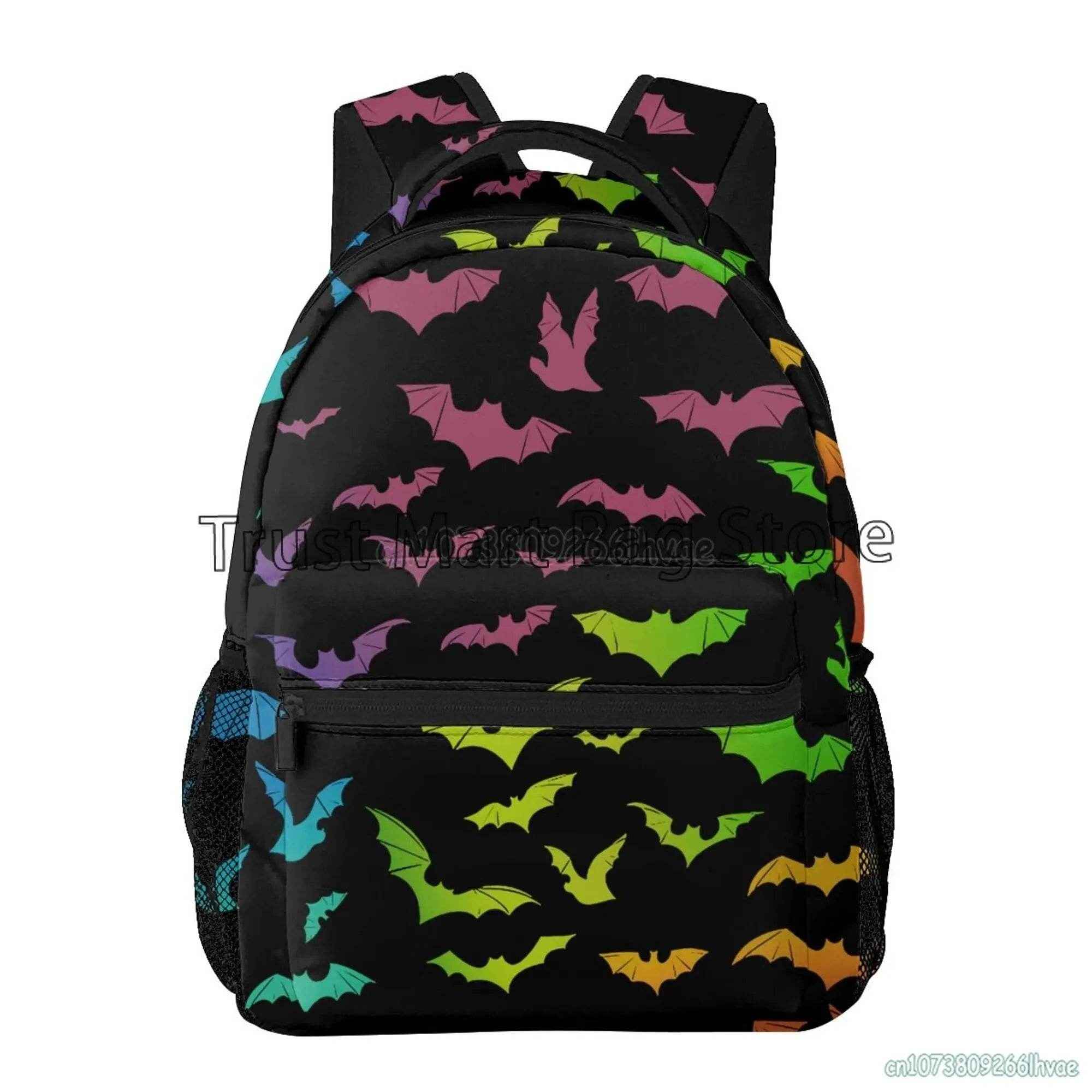 🎃 Spooky-Cute Halloween Bat Backpack – Perfect for School, Travel & Adventure! - ThiGui