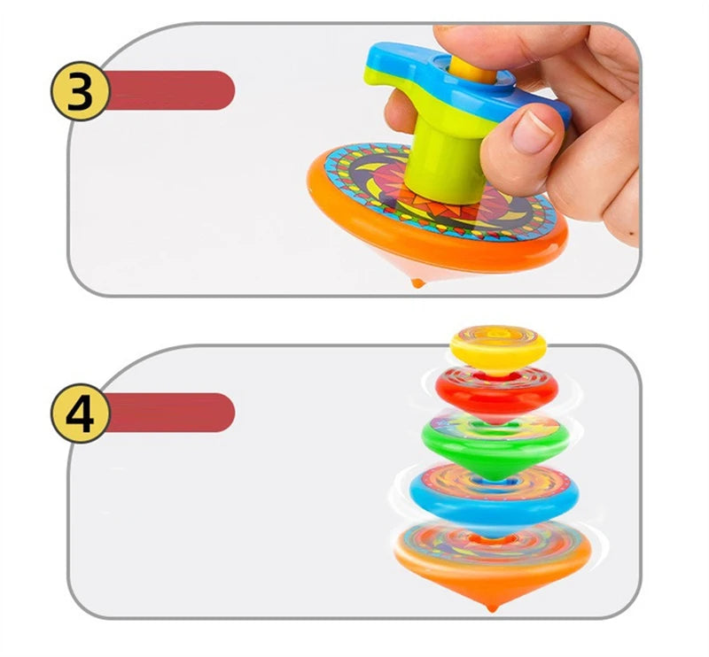 🌀🎯 Stacking Gyro Spinner – Spin, Stack & Launch for Endless Fun! 🚀👦v - ThiGui