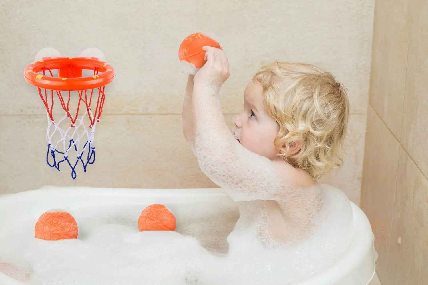 🏀 Splash & Score – Mini Basketball Hoop for Bath Time Fun! 🚿🎯 - ThiGui