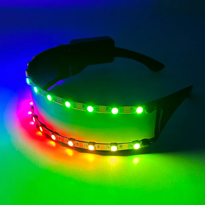 🧤 LED Glow Glasses + Gloves ✨ | Dance, Dazzle & Shine at Every Party! 🕺💡 - ThiGui