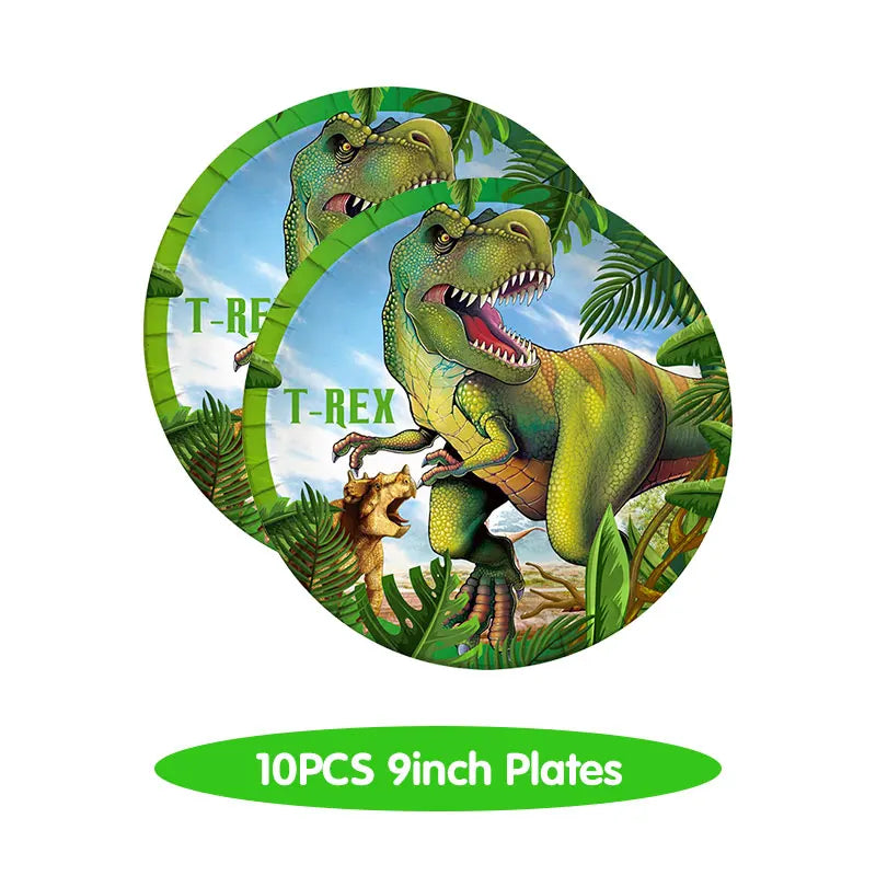 🦕 Jurassic World Dino Party Set 🎈 | Roars, Balloons & T-Rex Table Fun for Kids! 🎂🎉 - ThiGui
