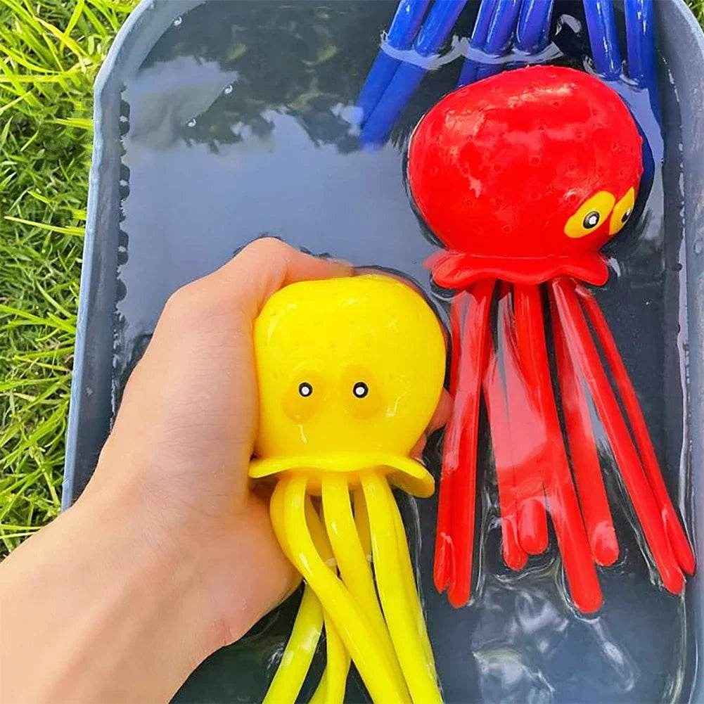 🐳Squishy Octopus Bath Toy for Boys That Soaks Up Water and Spreads Smiles - ThiGui