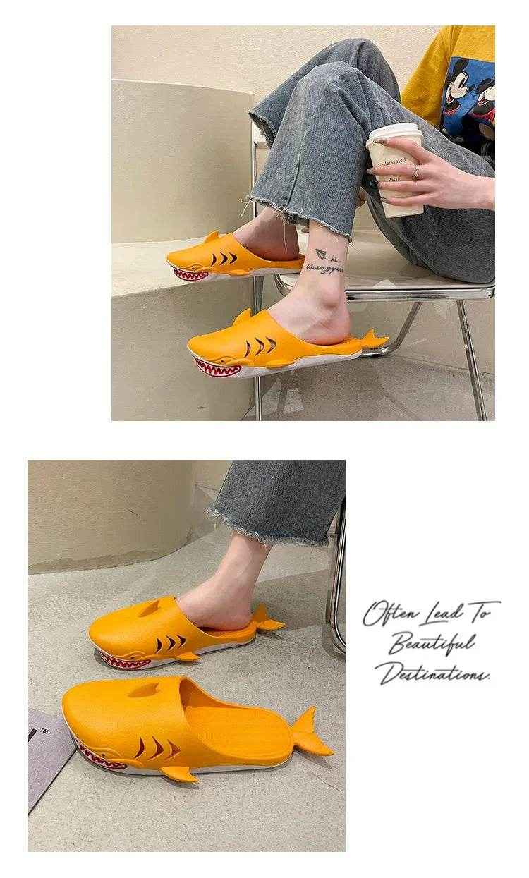 🦈Cheeky Shark Slippers for Boys – Snappy Style, Soft Comfort! - ThiGui