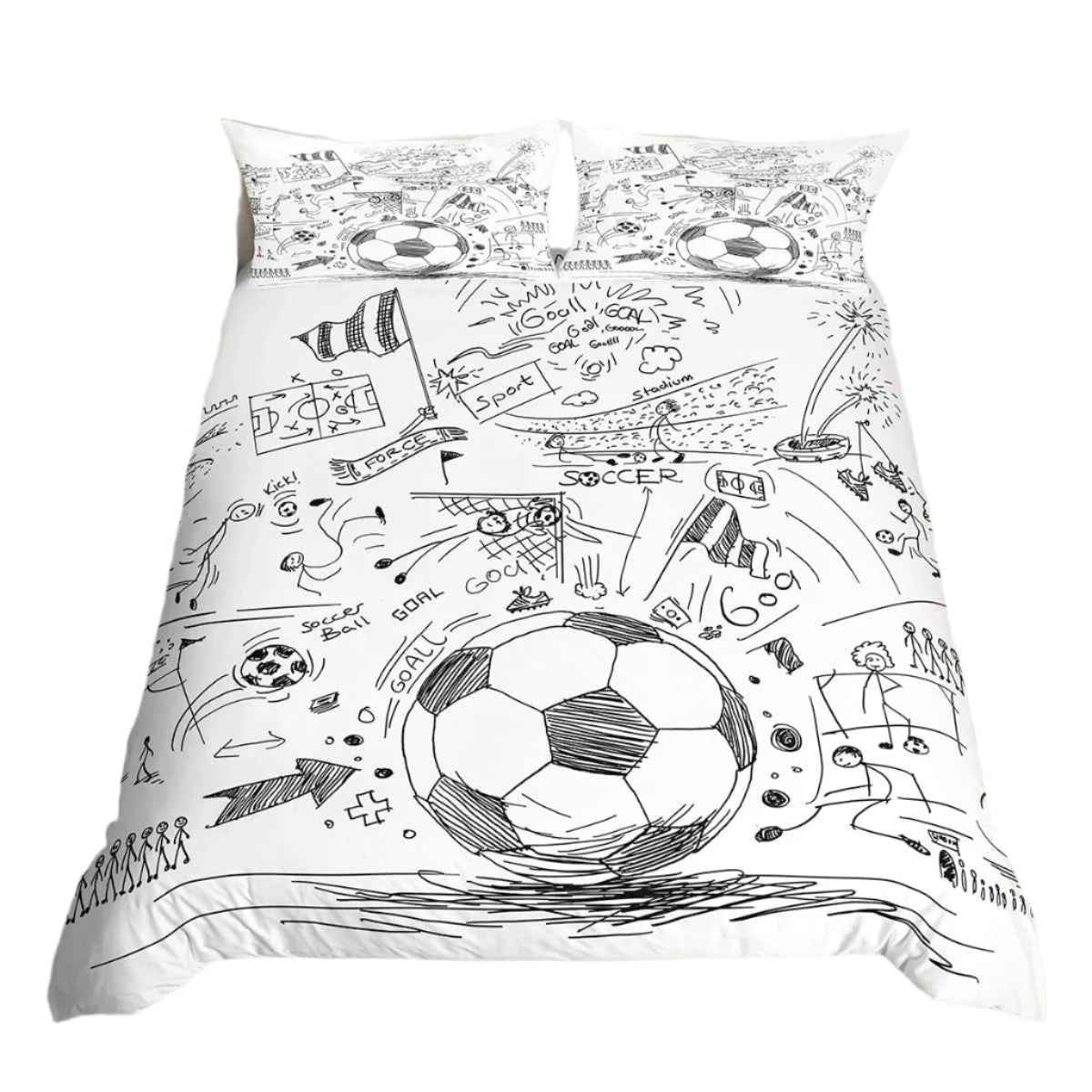 ⚽Goal Time! Dream Big with This Awesome Football Bedding Set - ThiGui