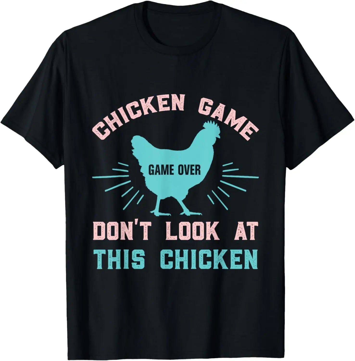 🐔🚫 Don’t Look at the Chicken! Hilarious Game-Inspired T-Shirt for Boys – Comfy, Bold & So Much Fun 😂👕 - ThiGui
