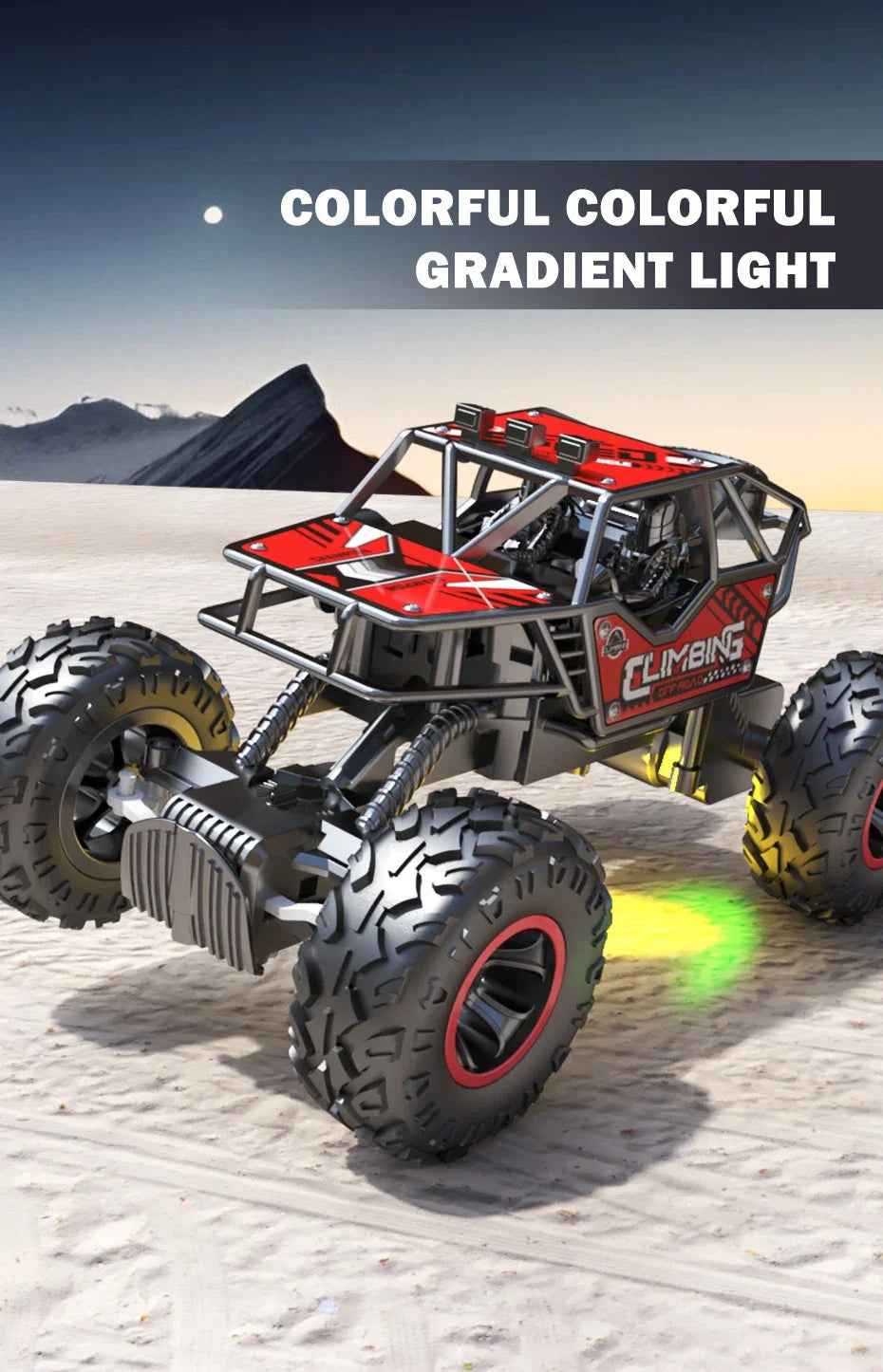 🧗‍♂️ Light Up & Climb Big – Off-Road Monster RC Car for Brave Little Racers! 🚙💡 - ThiGui