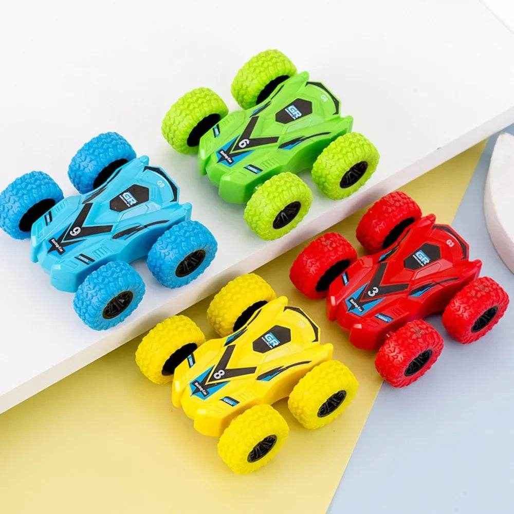 🎁Double-Sided Pull Back Car for Boys That Flips Crashes and Keeps on Racing - ThiGui