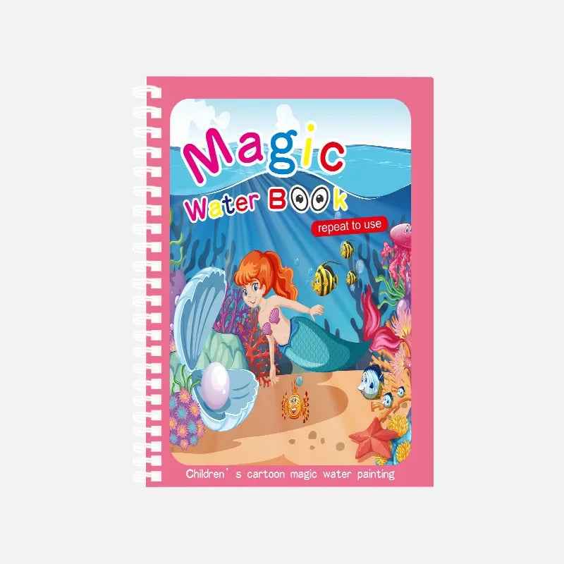 💧 Just Add Water – Mess-Free Magic Coloring Book for Little Artists! 🎨🦄 - ThiGui