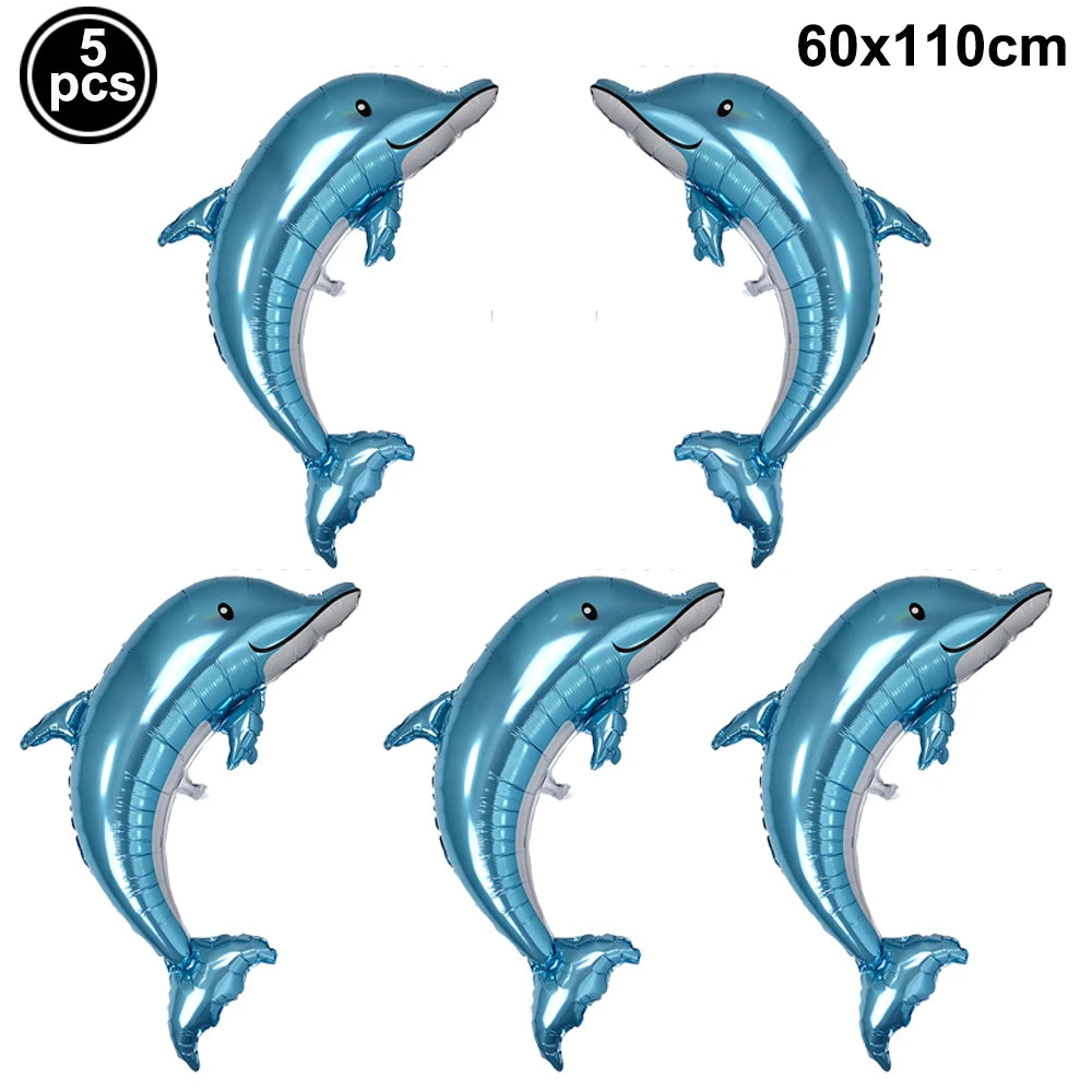 🐠 Under the Sea Birthday Balloon Set – Dive into a Magical Ocean Party! 🌊🎈 - ThiGui