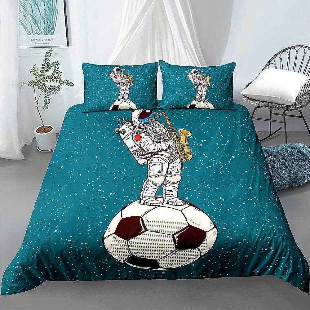 🚀 Astronaut Adventure Duvet – Make Bedtime a Space Mission! - ThiGui