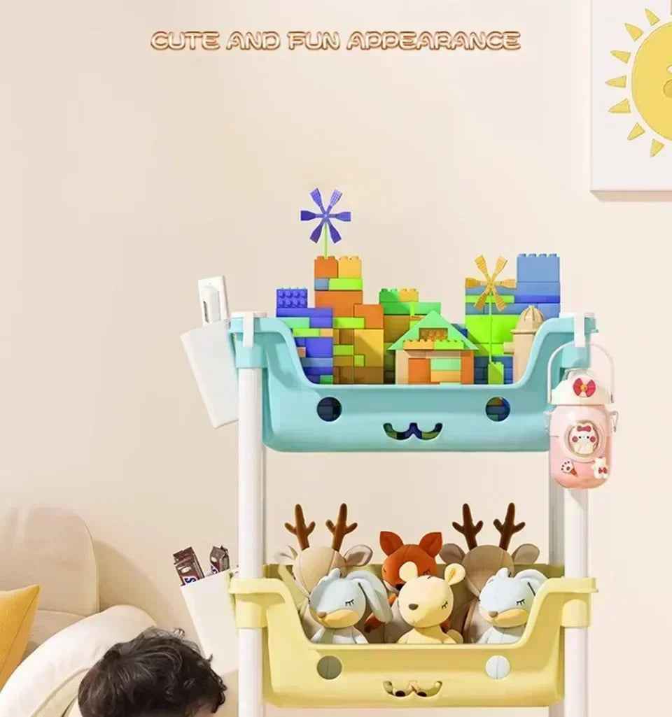 🛒 Rolling Storage Rack – Tidy Up in Style, Anywhere in the House! 🏠🧺 - ThiGui