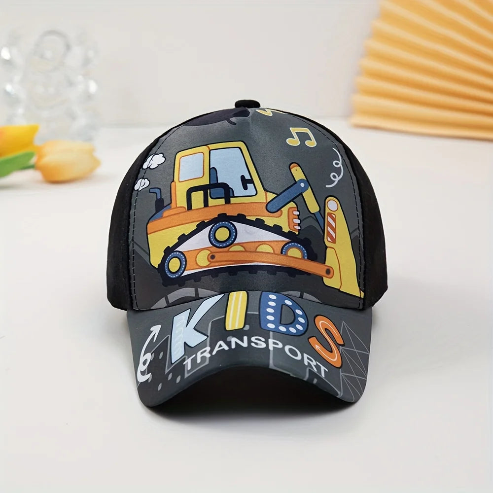 🚗 Vroom Vroom Sun Hat – Lightweight Car Baseball Cap for Cool Little Explorers! 🧢☀️ - ThiGui
