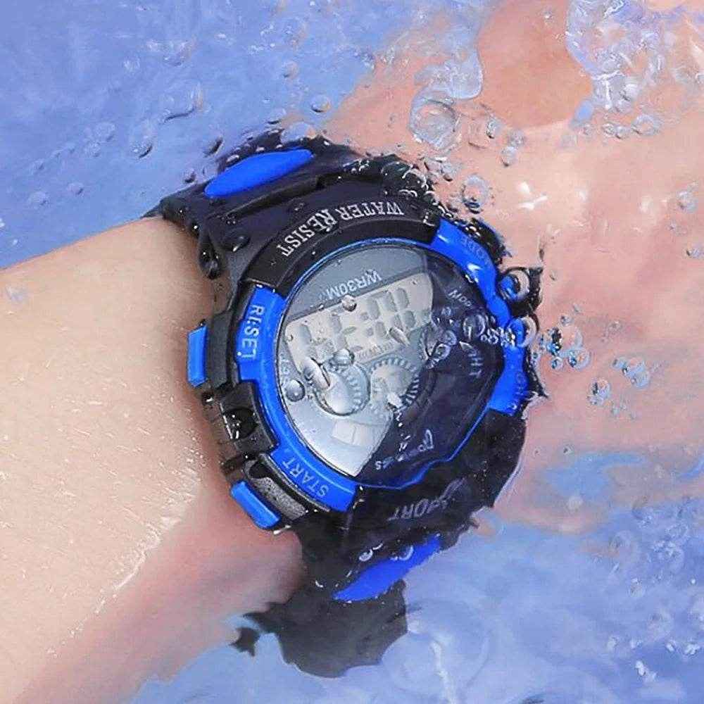 🕒Fun, Colourful & Tough! Kids’ Luminous Watch – Waterproof & Packed With Features ⌚🌈 - ThiGui