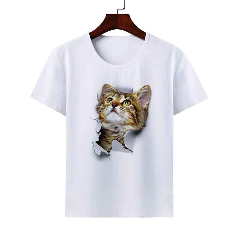 🐱 Purr-fectly Cool! 3D Cat T-Shirt for Boys 😻🎨 - ThiGui