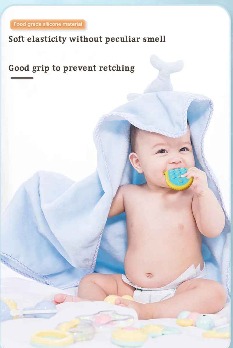 👶 Baby’s First Sensory Rattle – A Tiny Toy with Big Benefits! 🎈🐘 - ThiGui