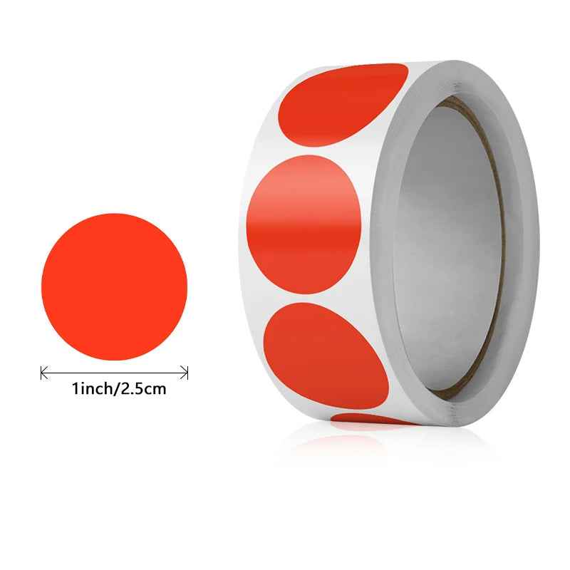 🎨Stick with Love – Cute Round Heart Stickers for Gifts, Crafts & Parties - ThiGui