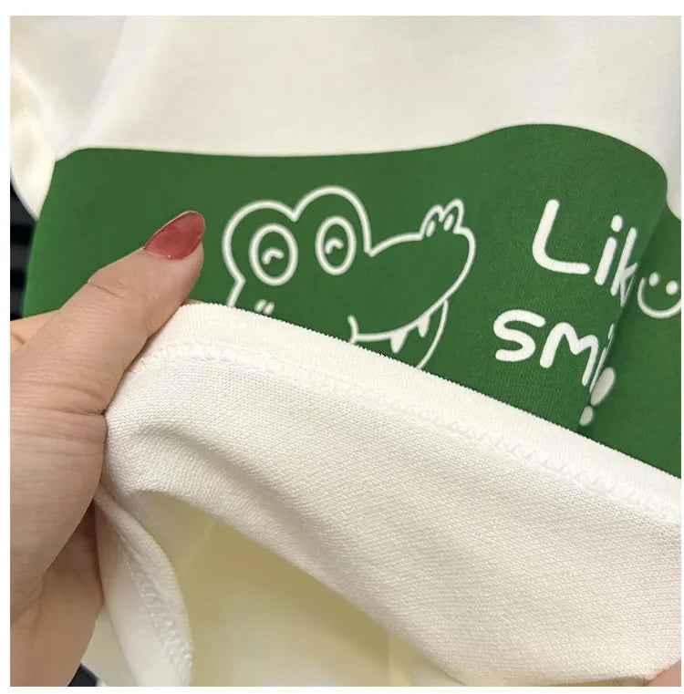 🩳Striped Summer Charm – Comfy Short Sleeve Set for Stylish Little Movers! - ThiGui