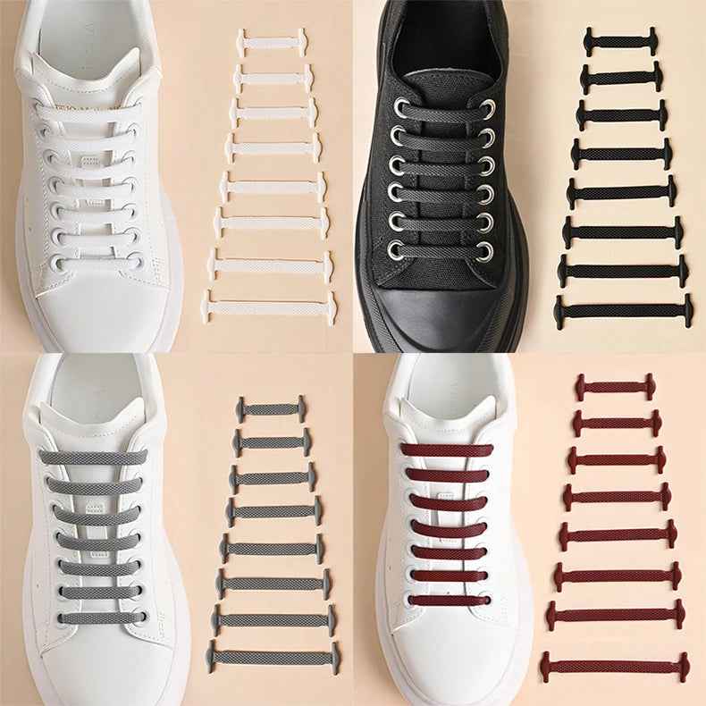 👟Colourful No-Tie Shoelaces – Stress-Free Shoes in a Snap! - ThiGui