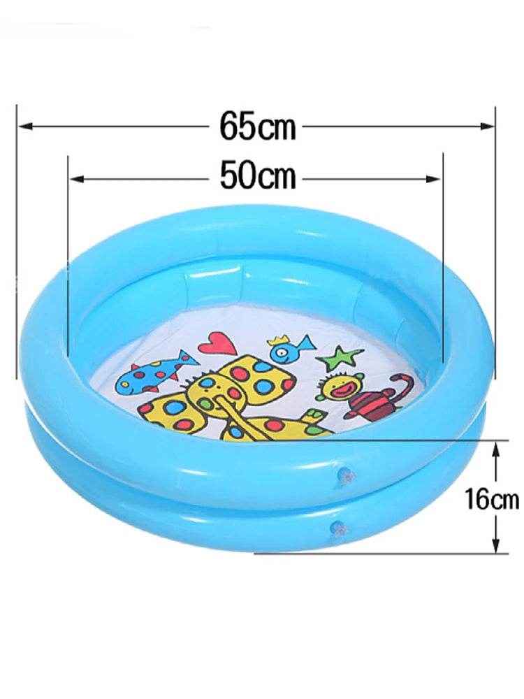 🐠Mini Inflatable Kiddie Pool for Boys with Adorable Animal Prints for Backyard Splash Fun - ThiGui