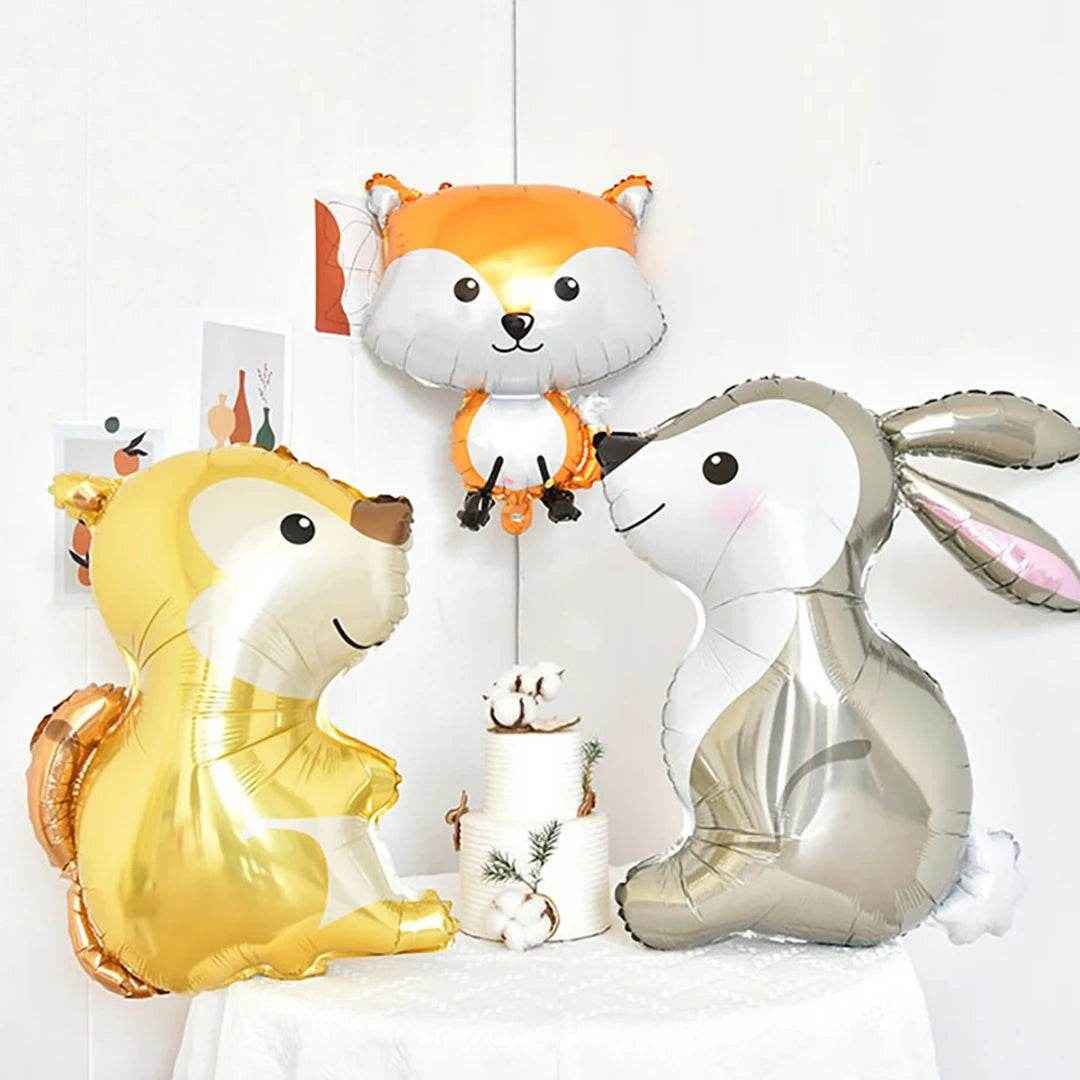 🐿️Whimsical Forest Friends Balloons – Add Woodland Magic to Your Boy’s Party! - ThiGui