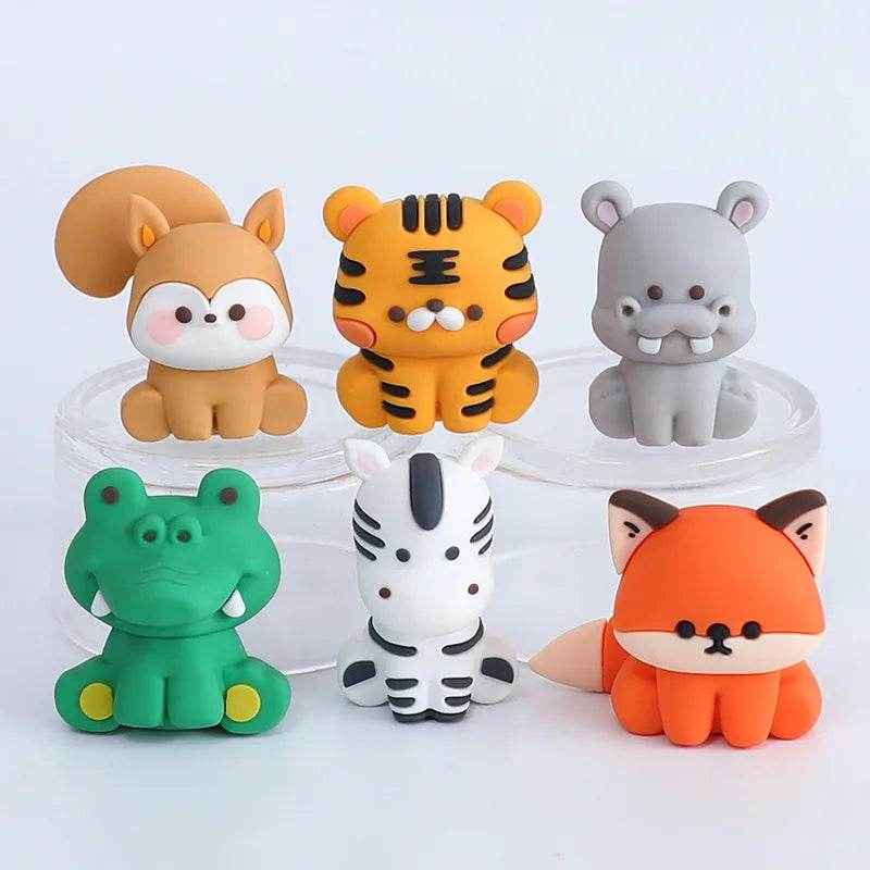 🎂Jungle Joy Cake Toppers – Adorable Safari Animals for a Wildly Cute Celebration! - ThiGui