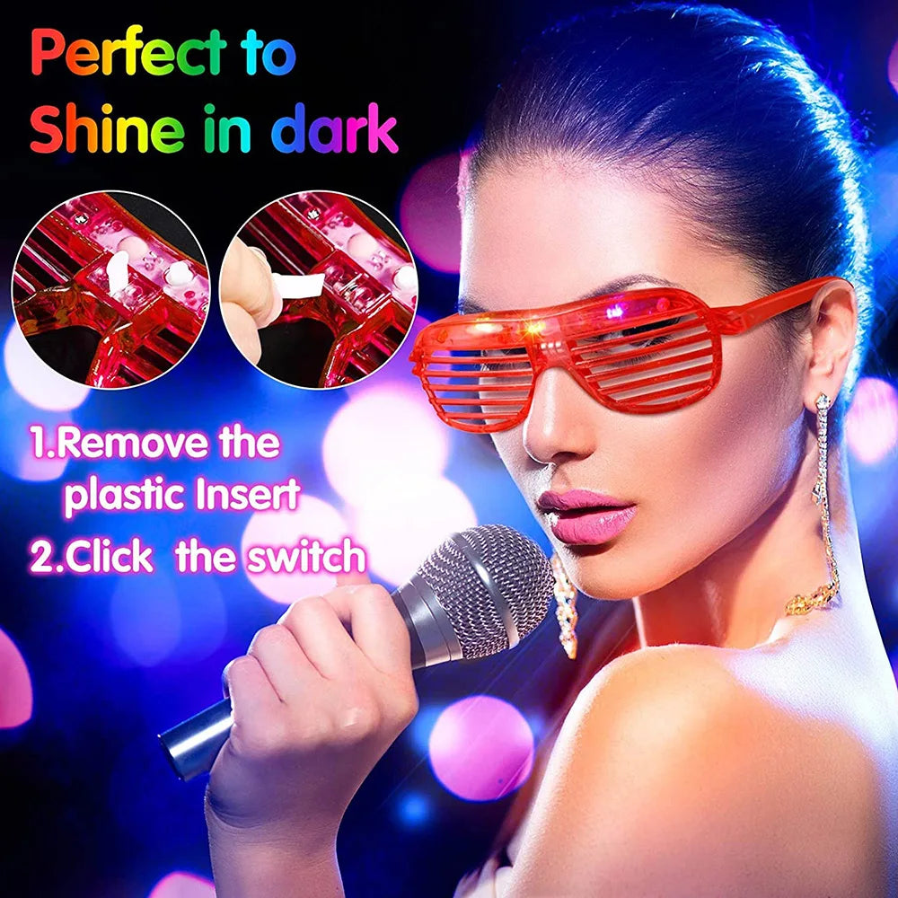 🎉 Glow Party Glasses – Light-Up Fun for Birthdays, Sleepovers & Celebrations! 😎✨ - ThiGui