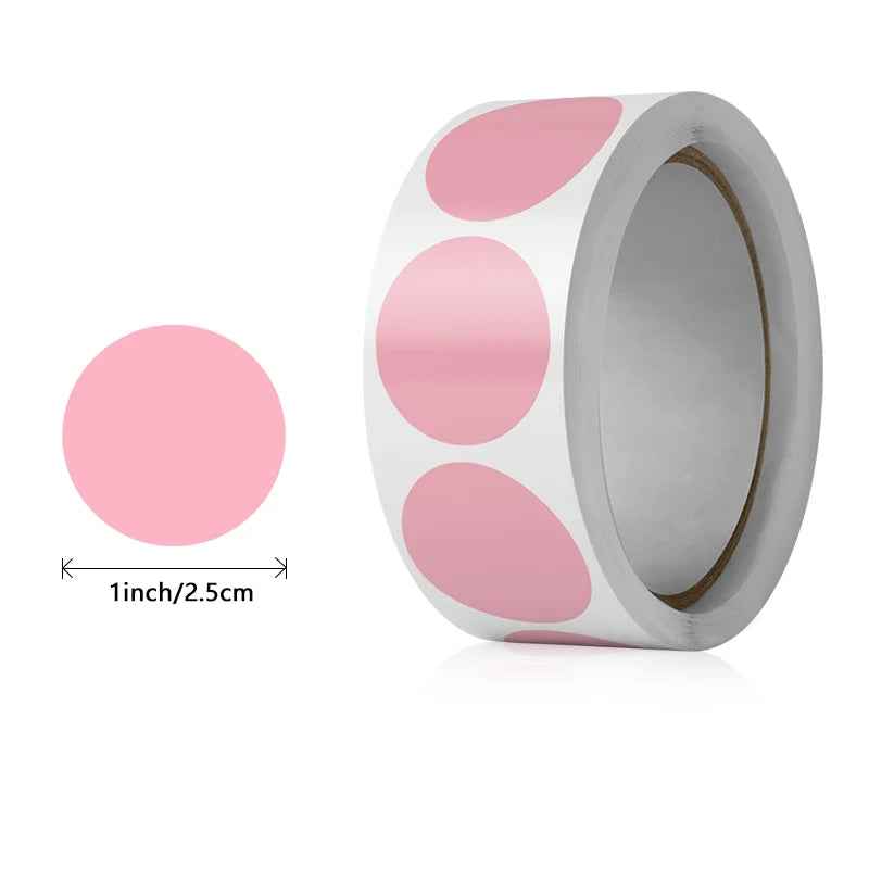 🎨Stick with Love – Cute Round Heart Stickers for Gifts, Crafts & Parties - ThiGui