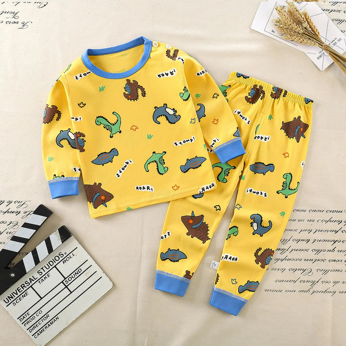 👕 Soft & Snuggly Cotton Pajamas for Boys! 🌙 - ThiGui