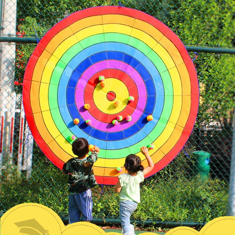 🎯 Sticky Ball Dartboard – Mess-Free Throwing Fun for Energetic Boys! 🧲🏃‍♂️🌈 - ThiGui