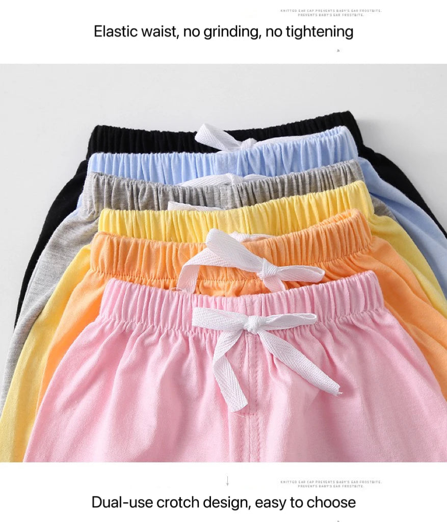 ☀️ Pure Cotton Summer Shorts – Comfy Coolness for Active Boys! 🩳🌈 - ThiGui