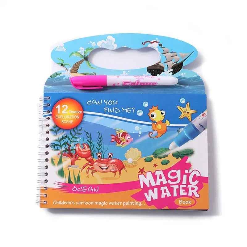 💦Just Add Water! The Magical Reusable Drawing Book Boys Can’t Put Down - ThiGui