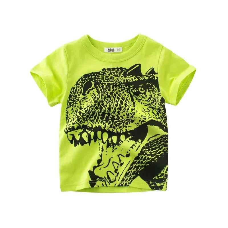 👕Adorable Cotton Cartoon Tees – Comfy Summer Fun for Little Explorers! - ThiGui