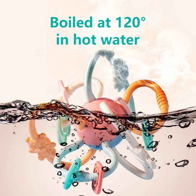 👶 Baby’s First Sensory Rattle – A Tiny Toy with Big Benefits! 🎈🐘 - ThiGui